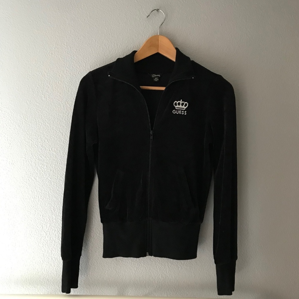 GUESS Velour Track Jacket